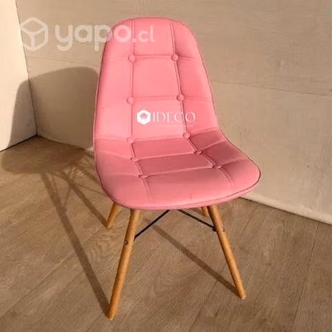 Silla eames acolchada, cómoda, para comedor - Imagen 2
