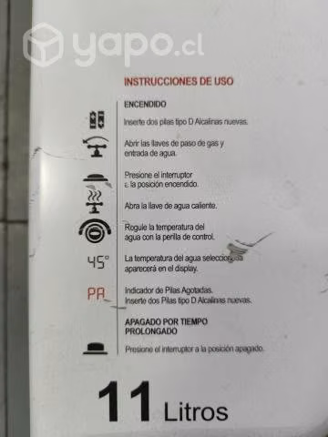 Calefont 11 litros