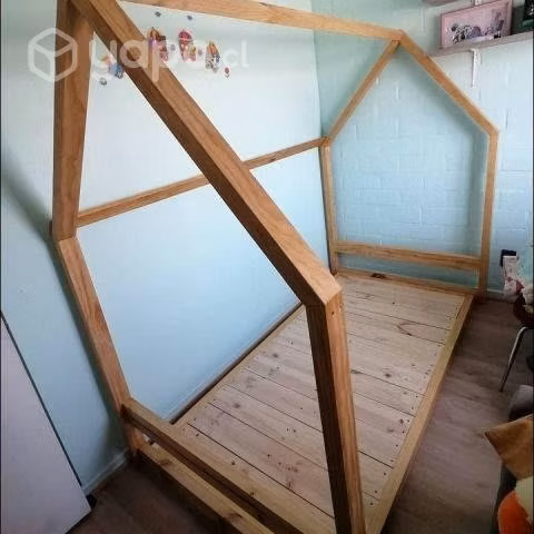 Cama 1.5 plaza estilo montesori