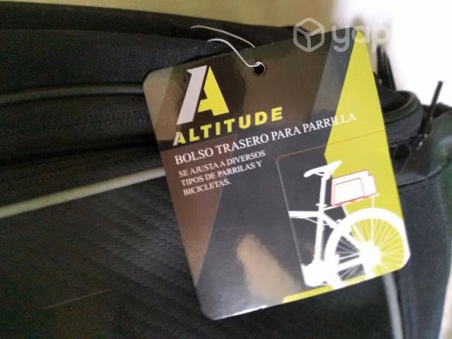 Parrilla para bicicleta y bolso