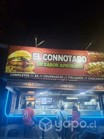 Carro de comida al paso