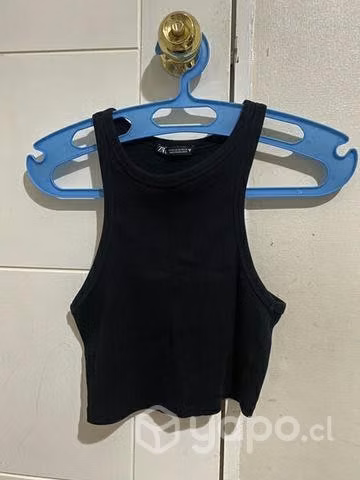 Top negro zara