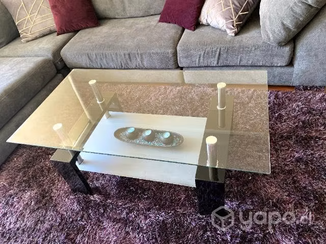 Por mudanza! Mesa de vidrio templado