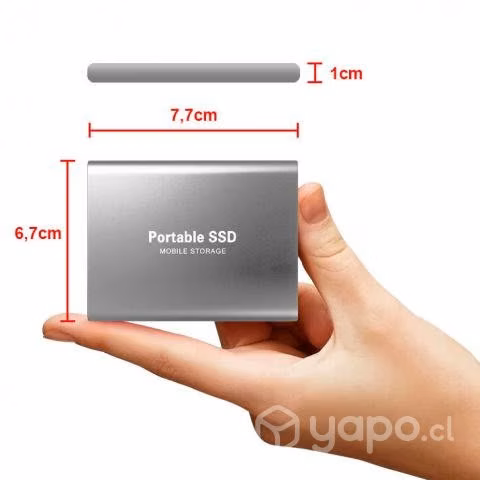 Disco Solido SSD Externo Portátil 16TB USB Tipo C