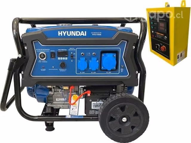Generador Eléctrico Hyundai Bencinero 8300w ATS