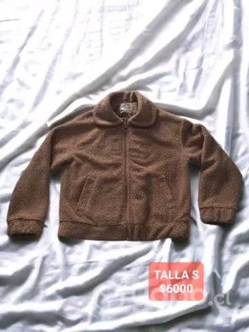 Chaqueta corderito café