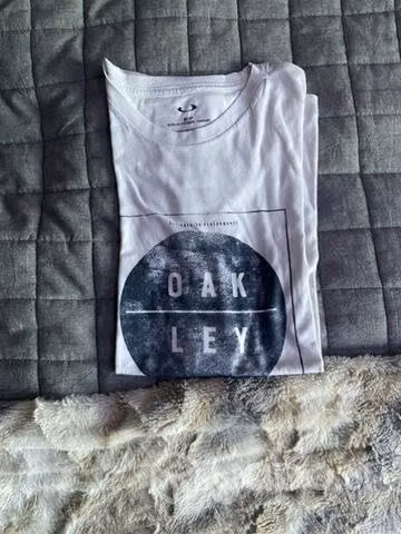 Polera OAKLEY Blanca manga corta talla S