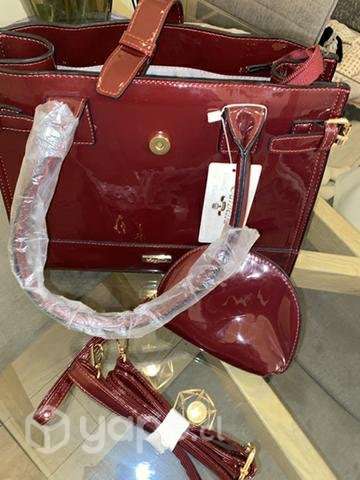 Cartera burdeo - Imagen 2