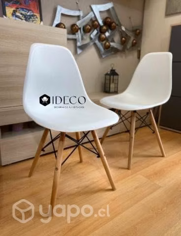Silla eames nueva de polipropileno para comedor - Imagen 3
