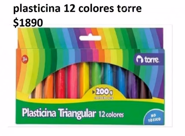 Plasticina 12 colores