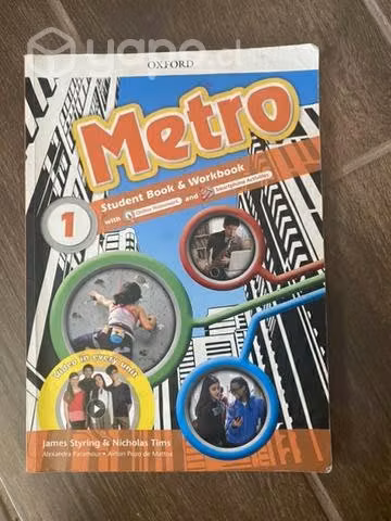 Libro de inglés Metro usado