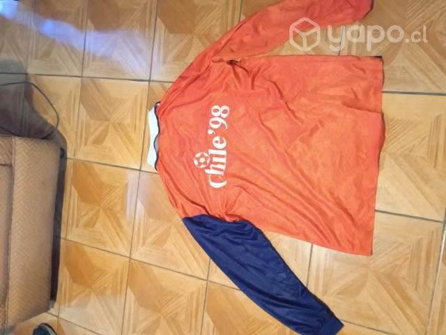 2 poleras deportivas antigua una la otra es de pan