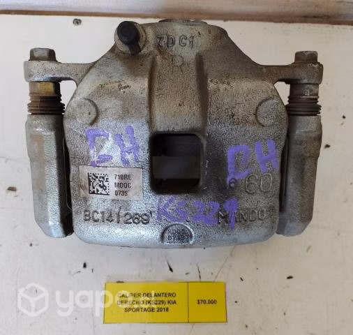 Caliper Delantero Derech (KS229) Kia Sportage 2018