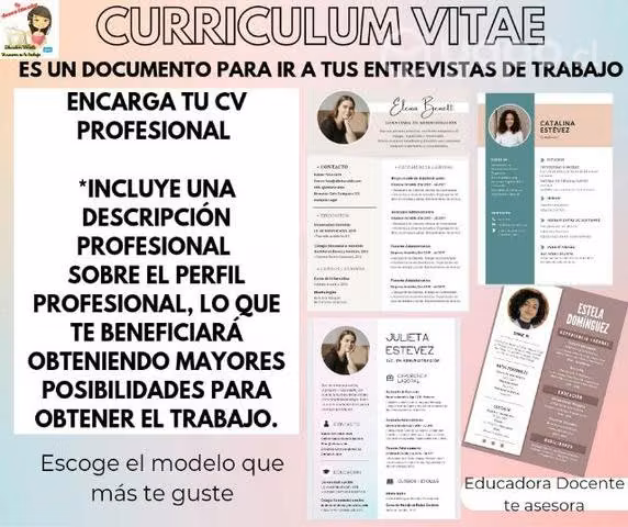 Curriculum Vitae Moderno y elegante
