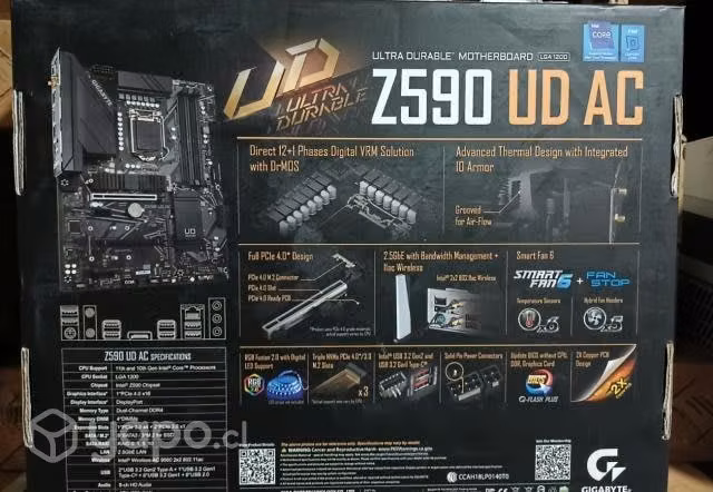 Placa Madre Gigabyte Z590 UD con Wifi - Imagen 3