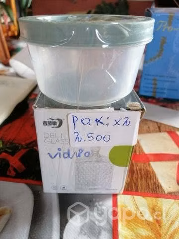 2 Bowl plastico con tapa paki