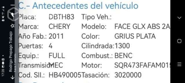 Vendo Chery Face 2011 full - Imagen 6