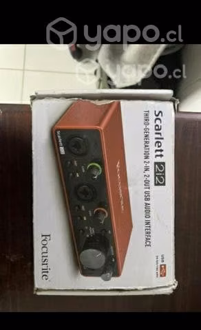 Focursrite Scarlett Interfaz 2i2