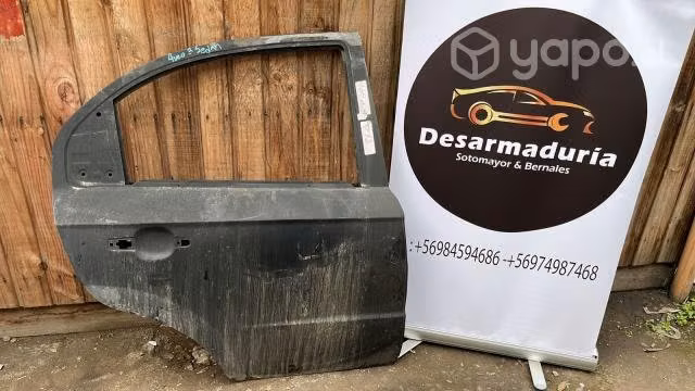 Puerta trasera Rh aveo 3 sedan 2.1