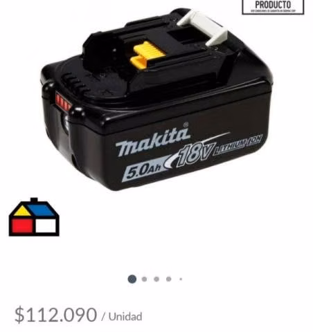 Baterías makita 5.0A