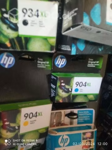 Tintas hp y cabezales diversos modelos originales