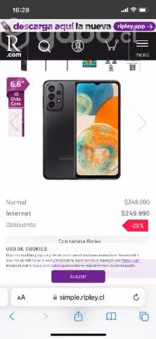Celular Samsung Galaxy A23 128 Gb