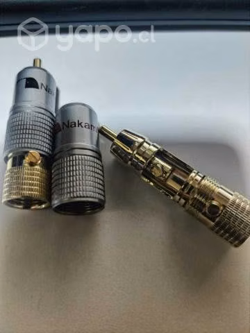 Conector Rca Nakamichi, 1 Hembras, 1 Machos