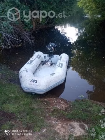 Bote para 4 personas y motor
