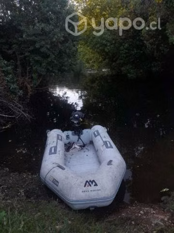 Bote para 4 personas y motor