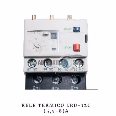 Rele Termico LRD-12C (5,5 - 8) A