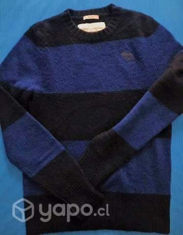 Sweater / Chaleco abercrombie & fitch azul hombre