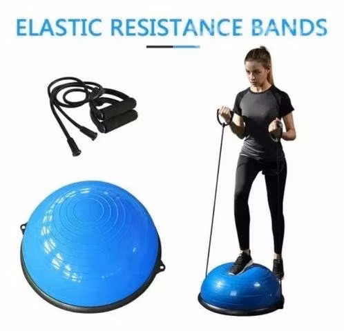 Balon Bosu Gym Pelota Yoga Semiesfera De Resistenc