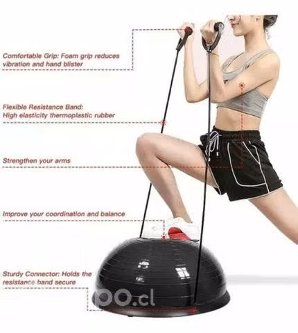 Balon Bosu Gym Pelota Yoga Semiesfera De Resistenc