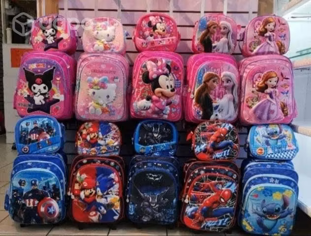 Hermosos Tripack (Mochila+Estuche y lonchera)