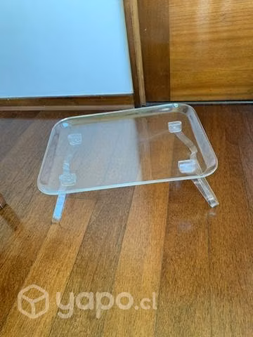 Bandeja plegable en formacril rectangular