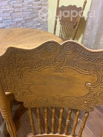 Comedor americano original de piña con detalles