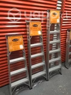 Escalera Tijera Aluminio 5 Peldaños - Imagen 2