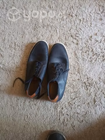 Zapatillas Aldo azules con café y blanco - Imagen 2