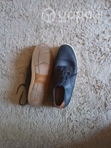 Zapatillas Aldo azules con café y blanco - Imagen 3
