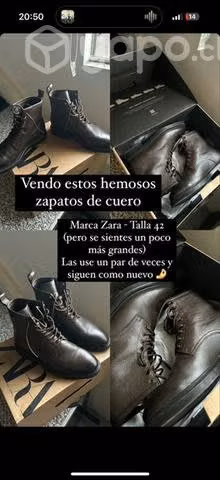 Botines marca ZARA - 100% cuero