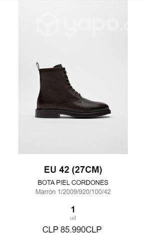 Botines marca ZARA - 100% cuero - Imagen 5