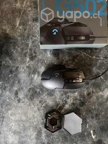 Teclado gaming hyper x alloy fps + logitech g 502