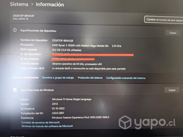 Notebook gamer - GTX 1650, Ryzen 5 3550h, 16 ram