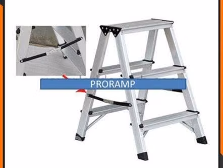 Piso Aluminio 3 Peldaños