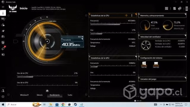 Asus Tuf F15 Gaming 16GB Ram
