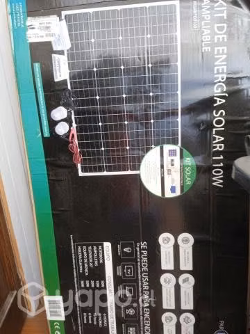 Panel solar y accesorios