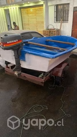 Bote + Motor + Carro arrastre