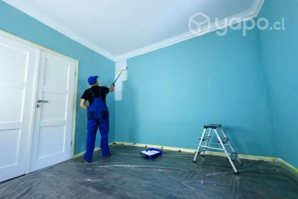 Pintura de fachadas e interiores
