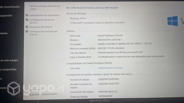 Notebook Dell g15 5510 - Imagen 2