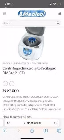 Centrifuga de plasma